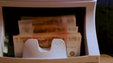 Elektronik para sayaç. Para sayma için aygıt. Para sayma makinesi