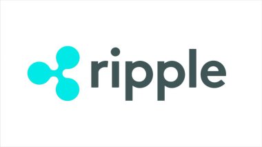 Dalgalanma logo Xrp Cryptocurrency. Dalgalanma hem bir cryptocurrency davranan bir blockchain teknolojisidir. Dalgalanma Kripto ödeme Protokolü sembolün dijital siber soyut animasyon