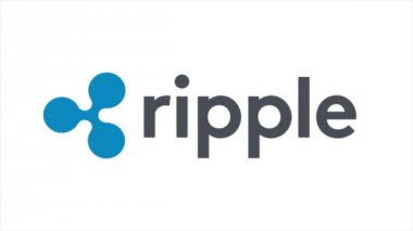 Dalgalanma logo Xrp Cryptocurrency. Dalgalanma hem bir cryptocurrency davranan bir blockchain teknolojisidir. Dalgalanma Kripto ödeme Protokolü sembolün dijital siber soyut animasyon