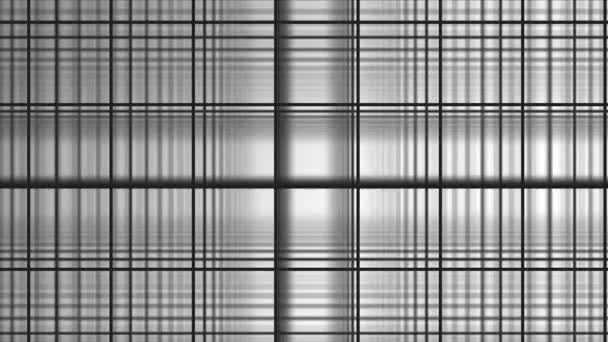 白と黒の線運動錯覚。レトロなパターン、黒と白。サーカス風レトロな黒と白の背景パターンを回転します。黒と白の可視化, マンダラ万華鏡 — ストック動画