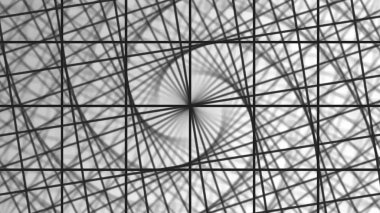 Siyah beyaz çizgiler hareket yanılsaması. Retro desen, siyah ve beyaz. Sirk retro siyah ve beyaz arka plan deseni dönen esin kaynağı oldu. Siyah ve beyaz görselleştirme, Mandala kaleydoskop