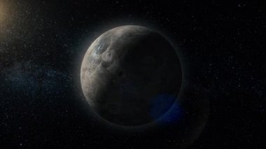 Satürn ve onun halka sistemi. Titan'dan Satürn'ün görünümü. Titan Saturn moon