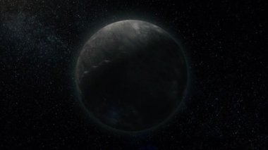 Gaz dev gezegen. Derin uzay güzelliği. Milyarlarca galaksi evrende. İnanılmaz güzel. Ganymede