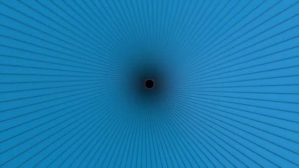 Abstract high speed time tunnel channel,rotation circle light. Sci-fi abstract background with animation of flight in abstract futuristic tunnel. Wormhole. Zooming through Winding Cloudy Colour Tunnel — Stock Video