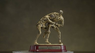 Kupası judo Şampiyonası'nda bir zafer için. Kupası başarı spor için. Kupa fikir tartışması iki kişi temsil eder.