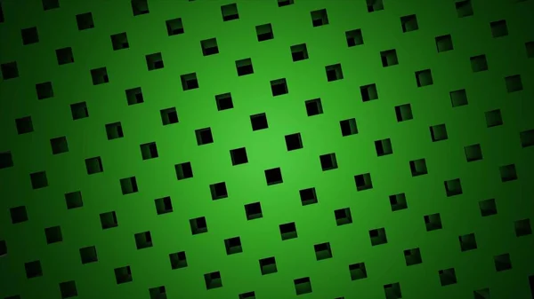 Wunderschönes Cube Box Dot Partikeldesign, abstrakte Fraktalpunktgeometrie. Schnittpunkt Kreativität, wirbeln Stifte Kutteln Struktur. grüner Hintergrund — Stockfoto
