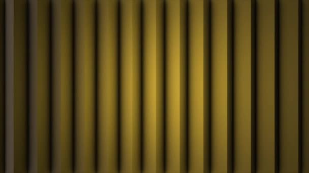 Abstracto color suave líneas amarillas rayas fondo Nueva calidad universal movimiento dinámico animado colorido alegre video metraje. Líneas verticales — Vídeos de Stock