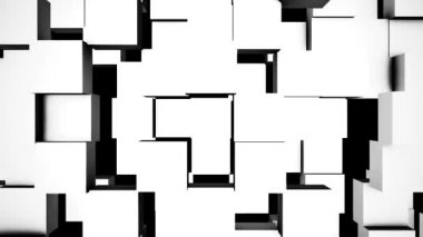 Soyut Meydanı geometrik yüzey döngü. Çokgen şekli titreşimli. Soyut geometrik modern arka plan. Soyut. Temiz yumuşak düşük Poli hareketli arka plan