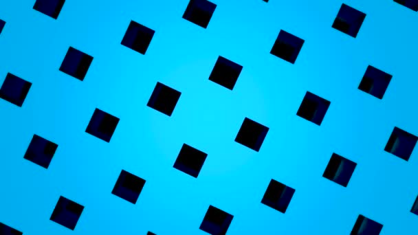 Abstrakte quadratische geometrische Oberflächenschleife. polygonale Form vibriert. abstrakte geometrische moderne Hintergrund. Abstrakt. saubere weiche Low-Poly-Bewegungshintergrund — Stockvideo