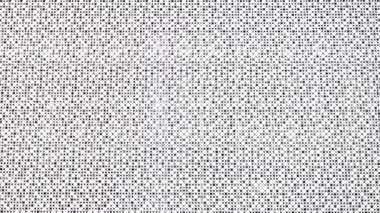 Beyaz arka plan daire ve noktalar veya delikler ile desenli. Beyaz arka plan üzerinde siyah noktalar arka planı kapat. En iyi kalite. Beyaz puantiyeli desen İsviçre noktalar doku