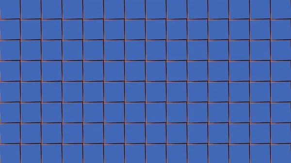 抽象三角形背景随机运动, 3d Loopable 动画. 蓝色方块抽象运动背景。抽象简单的蓝色紫低聚3d 表面作为优雅的图案环境 — 图库照片