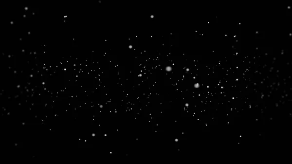 ロイヤリティ フリー映像と映像が遅い特徴白ボケ オーブの形をした粒子を移動煙や雲の動きの背景。不安定な抽象化された運動の背景。黒と白 — ストック写真