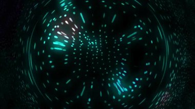 Pleksus stil döngü döndürme küre animasyon döngüsü. Renkli noktalar ve çizgiler. Olay, konser, başlık, sunum, site, müzik klipleri, video art, tatil gösterisi, ilmekledi sorunsuz görüntüleri parti