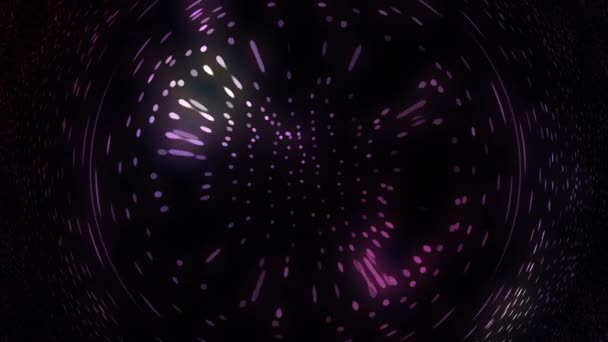 Il ciclo di animazione a sfera ruotata in stile plesso. Punti e linee di colore. Looped filmati senza soluzione di continuità per il vostro evento, concerto, titolo, presentazione, sito, video musicali, video arte, spettacolo vacanza, festa — Video Stock