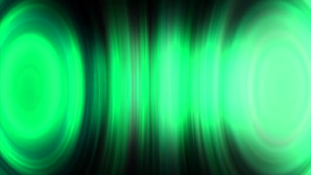 Detailed Futuristic Audio Equalizer Loop. Abstract animated background with audio waveform. Seamless loop. Green tint — Stock Video