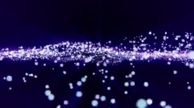 Mavi soyut ışıklar bokeh arka plan döngü. Sorunsuz döngü, loopable animasyon hareketli arka plan, parlaklık parçacık mavi arka plan. Loopable yumuşak arka plan