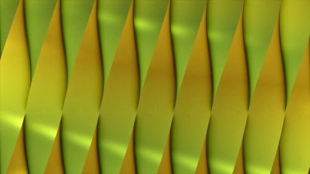 Abstrakte geometrische Formen, abstrakter Hintergrund von geometrischen Formen in nahtloser Schleife. dreidimensionale, zufällige, reflektierende Blockformen in einem subtilen Grauton — Stockvideo