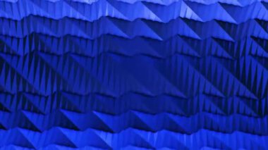 Teknoloji en az geometrik kareler ve çizgiler hareket grafik arka plan soyut. 3D dalgalar arka plan hareket. Lüks ve zarif dinamik stil şablonu. 3D poligonal model soyut hareket