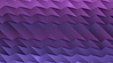 Düzgün çokgenler dalgalar. Mükemmel sorunsuz döngü slowmotion çokgen dalgaların. Arka plan animasyon