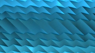 Düzgün çokgenler dalgalar. Mükemmel sorunsuz döngü slowmotion çokgen dalgaların. Arka plan animasyon
