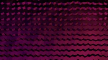 Renkli küpler sorunsuz döngü. Soyut küpleri rasgele hareket, 3d Loopable animasyon arka plan. Mor ve pembe