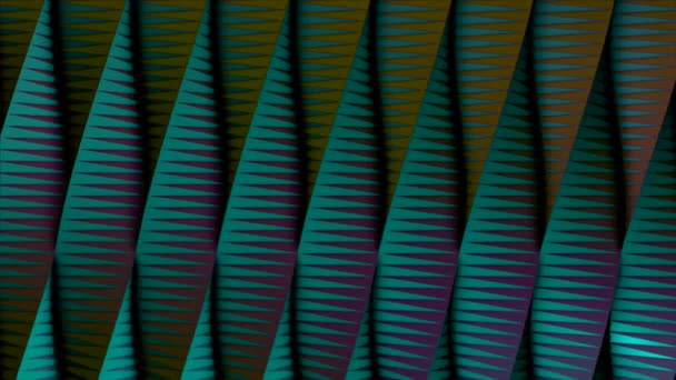 Abstract soft color blue lines stripes background New quality universal motion dynamic animated colorful joyful vídeo footage. Linhas verticais — Vídeo de Stock