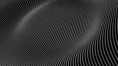 Arka plan, dalgalı çizgilerle. Animasyon neon satırlarından yüzeyinde ripples. Animasyon sorunsuz döngü
