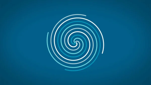 Abstrato cor suave espiral forma retro estilo animação fundo. espiral hipnótica gira sobre o fundo verde brilhante. loop sem costura — Fotografia de Stock