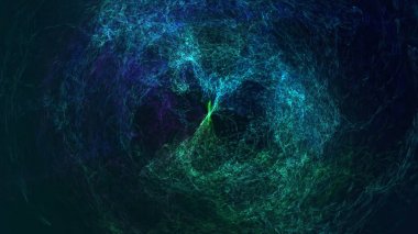 Arka plan ile parlayan Küre ve hafif aura. Diğer renk Tedaviler mevcuttur. Hareketli arka plan patlama parçacıklar ve küre ile. Atom bilim teknoloji, enerji Daire küre topu