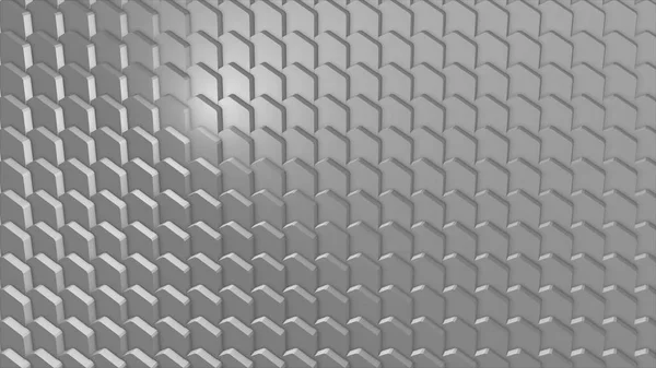 Abstract Metallic Background Random Motion, 3d Loopable Animation. blocos metálicos notícias estilo abstrato movimento fundo — Fotografia de Stock