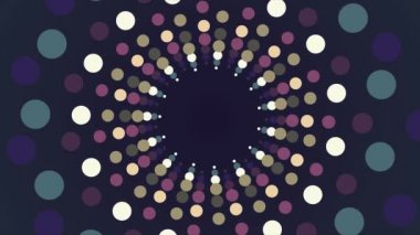 Bir çok özel farklı renk seçenekleri sunan yapılmış animasyonlu hatları. Kaleydoskop renk. Soyut desenler