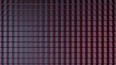 Dinamik ışıklar döngü ile gelişen beton 3d duvar. Arka plan deseni döngü