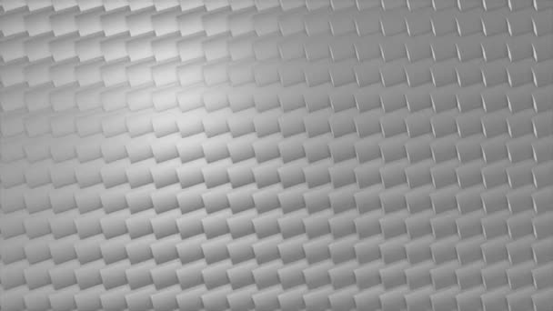 Abstrait Arrière-plan métallique Mouvement aléatoire, animation en boucle 3D. blocs métalliques nouvelles style abstrait mouvement fond 