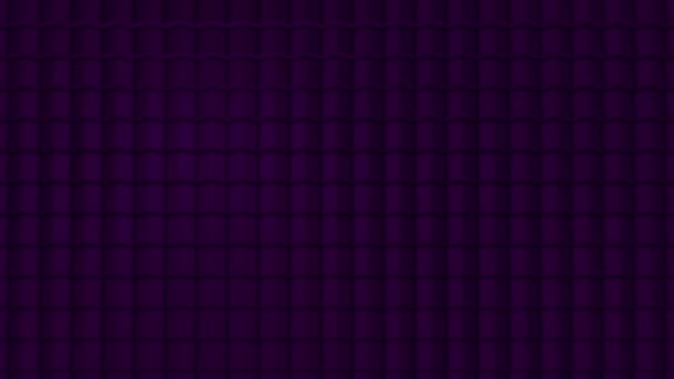 Cubes abstraits mouvement aléatoire, animation en boucle 3d. Déplacement de cubes abstraits, animation 3D — Video