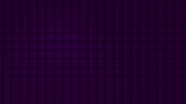 Evolución de la pared 3D de hormigón con bucle de luces dinámicas. Patrón de fondo bucle — Vídeos de Stock