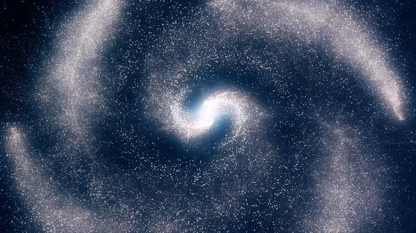 Galaxia spirală rotativă - explorarea spațiului adânc. Spiral Galaxy — Fotografie, imagine de stoc