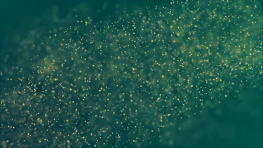 Işıltılı parçacıklar ışıltı ve boyunca kayması. Bokeh parlayan ile arka plan parıldıyor. Soyut altın bokeh parçacıklar. Puan alan animasyon