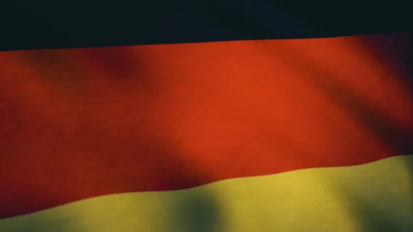 Almanya'nın güzel 3d animasyon bayrak döngü modunda. Almanya bayrağı arka plan. Almanya stilize bayrağı grunge doku arka plan ile. Sallanan Büyük Britanya bayrağı soyut animasyon — Stok fotoğraf