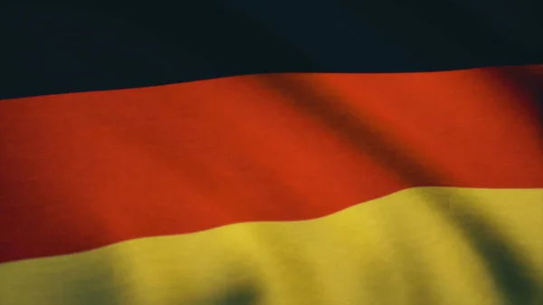 Beautiful 3d animation of Germany flag in loop mode. Germany flag background. Stylized flag of Germany with grunge texture background. Animated waving Great Britain flag abstract — Stock Photo, Image
