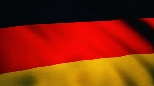 Beautiful 3d animation of Germany flag in loop mode. Germany flag background. Stylized flag of Germany with grunge texture background. Animated waving Great Britain flag abstract — Stock Photo, Image