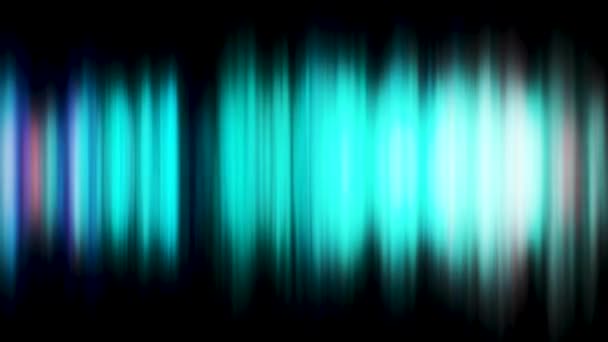 Fond de mouvement abstrait, lumières brillantes, ondes d'énergie et particules, boucle transparente capable. Des lumières colorées abstraites. Excellente animation pour vos projets créatifs 