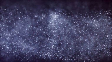 Işıltılı parçacıklar ışıltı ve boyunca kayması. Bokeh parlayan ile arka plan parıldıyor. Soyut altın bokeh parçacıklar. Puan alan animasyon