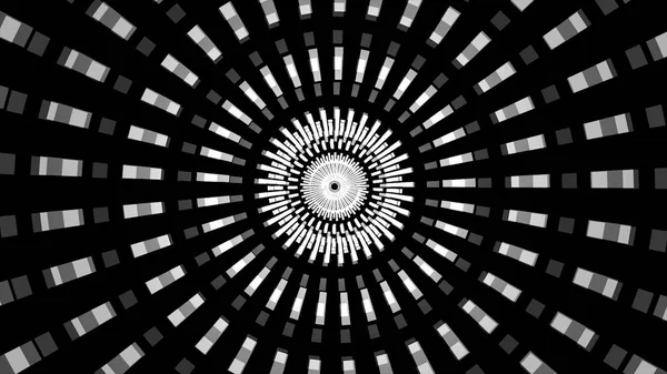 Fondo abstracto con movimiento circular animado. Animación de bucle sin costura. Zoom sobre fondo abstracto de luz circular — Foto de Stock
