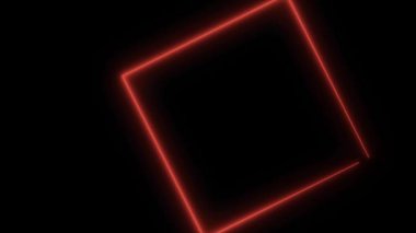 Neon üçgenler ile arka plan. Sorunsuz döngü. Neon üçgen elektrik Techno ışıkları. Mavi ve pembe lazer ışınları ile kılavuz. Sorunsuz döngü