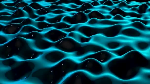 Dark mystérieuse surface changeante. Animation prête pour la boucle. Animation de la matière en mouvement 