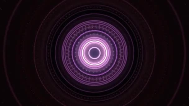 milieux de mouvement CGI haute définition idéal pour l'édition, fonds led ou diffusion comportant une certaine animation de cercles de couleur. Tunnel coloré. Animation de vol à travers les cercles de couleur 