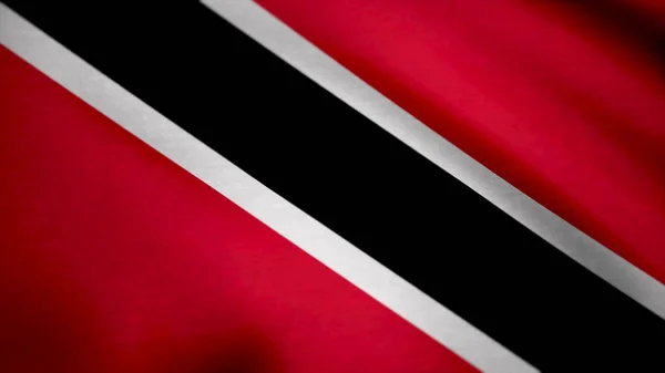 Trinidad ve Tobago 3D bayrağı. Trinidad ve Tobago arka plan bayrağı — Stok fotoğraf