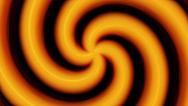 Abstract background with rotation of hypnotic spiral. Spiral Psychedelic Swirl Tunnel Background — Stock Video