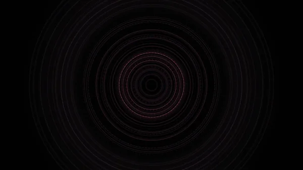 Cirkla gränssnitt med olika glödande färger. Abstrakta mikrovågsugn halo mönster bakgrund, neonljus vetenskap, teknik. Abstrakta futuristiska rörelse grafisk roterande cirkel — Stockfoto