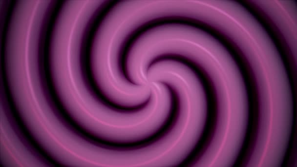 Abstrakcja Grafika Komputerowa ruchu grafiki i zapętlony animowane tło z kostkami białego w spirali zorganizować tunelu. Kolorowe spirali hipnotyczne obraca się na świecące czarne tło. Płynna pętla — Wideo stockowe